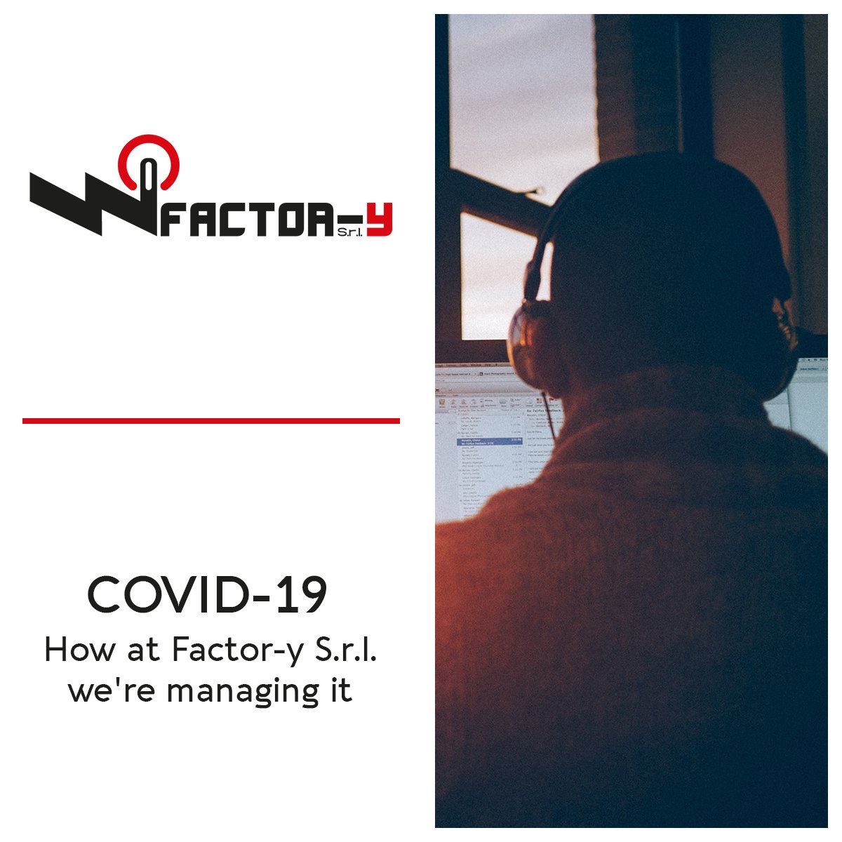 COVID-19 - How at Factor-y S.r.l. we're managing it